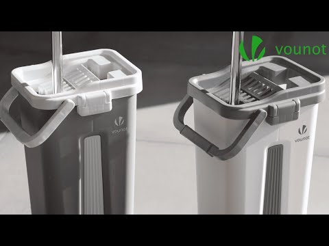 Nettoyage Facile Avec Notre Ensemble Balai Serpillière Et Seau Essoreur 