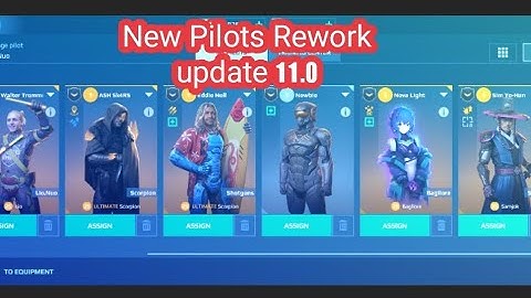 New pilots rework War Robots Test Server WR.