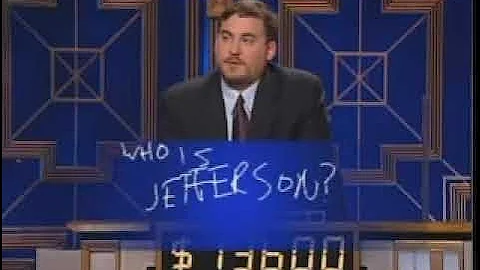 Jeopardy - Million dollar masters winner!! (2002)