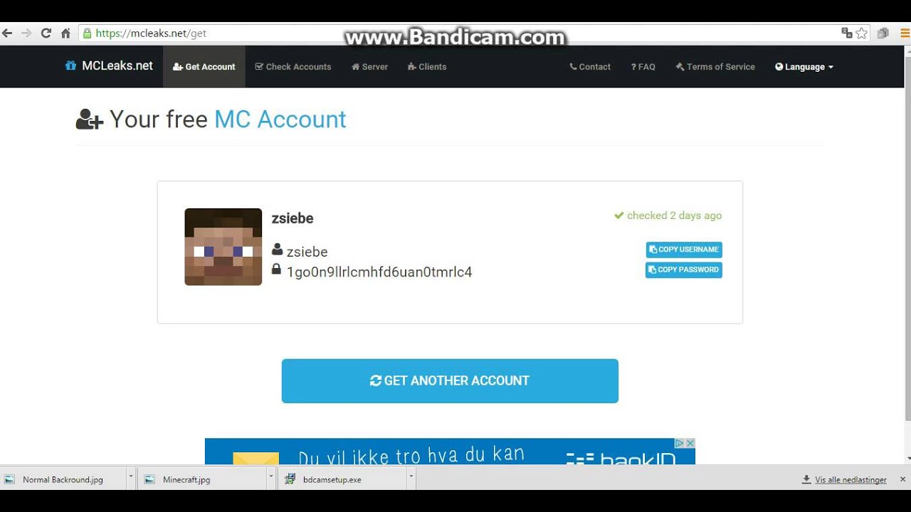 How to get Free Mc Account (Minecraft) YouTube