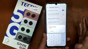 TECNO Spark Go 5G DPI Option On (Sensitivity Increase) Freefire BGMI