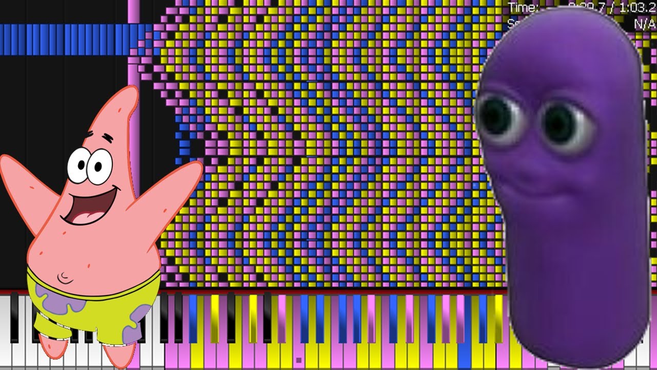 SpongeBob Grass Skirt Chase Beanos Theme Epic MIDI Remix YouTube