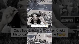 Cavs Bettor Watches 4th Quarter Meltdown LIVE vs Knicks #ECF