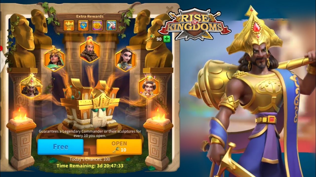 Rise of kingdoms hearts desire unlock 4 Mightiest governor commanders