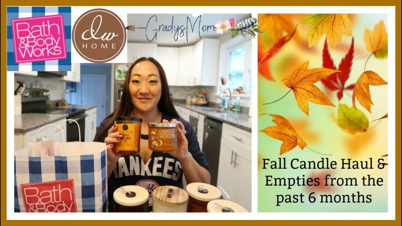 Fall 2018 DW Home + Bath & Body Works Candle Haul & Candle Empties