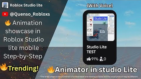 🔥 Testing out the New animation lite in studio lite! 🔥