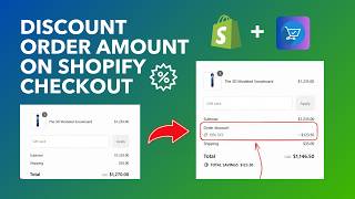How to Setup Discount Order Amount in Shopify Checkout (2026) | BeSure Checkout Rules
