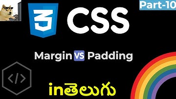 CSS-Margin vs Padding  #css #telugu #coding #reactfrontend #python #javascript #padding