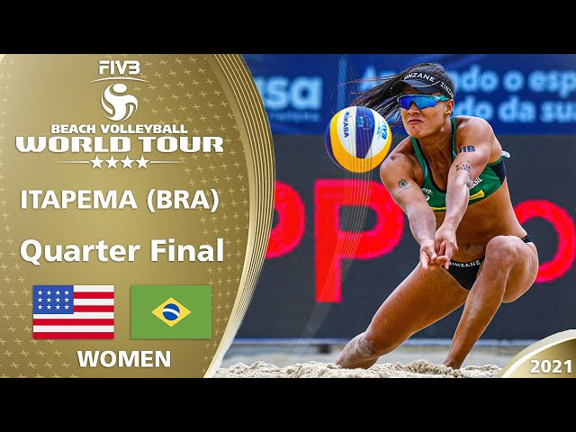 Day/Flint vs. Taina/Viktoria - Women's Quarter Finals | 4* Itapema 2021