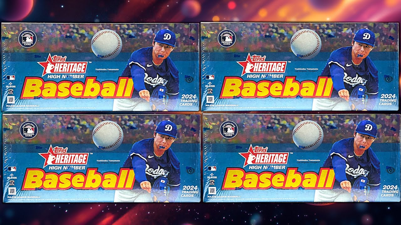 NEW 2024 Topps Heritage HIGH NUMBER Hobby Box Breaks!!!