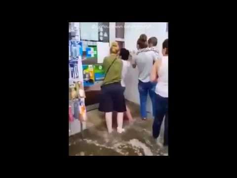 საშინელი სტიქია ბორჯომში!!!   წარღვნაა ძლიერი წვიმა და სეტყვაა ამ წუთებში ბორჯომში