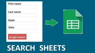 Create a Google spreadsheet Search form | X-ref