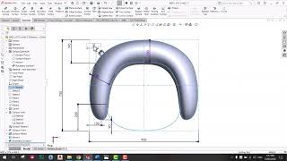 SolidWorks - Curve sofa 1