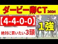 【ダービー卿チャレンジトロフィー2024予想】コース適正が高い絶対に買いたい馬3頭推奨!このレースの勝ち馬すらも消えた消去データでディオ、パラレルヴィジョンは!?