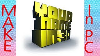 how to make 3d name very simple in ms part 1 screenshot 4