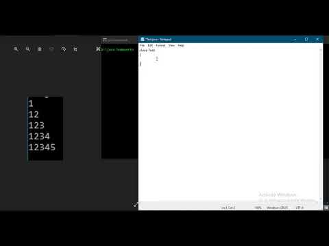 for loop pattern  12 |  java homework