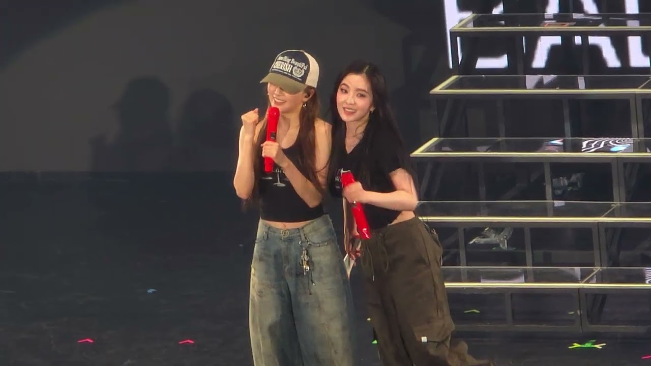 250803 2025 IRENE ＆ SEULGI Concert Tour [BALANCE] in TAIPEI  安可可以聽到紅貝貝的歌好開心