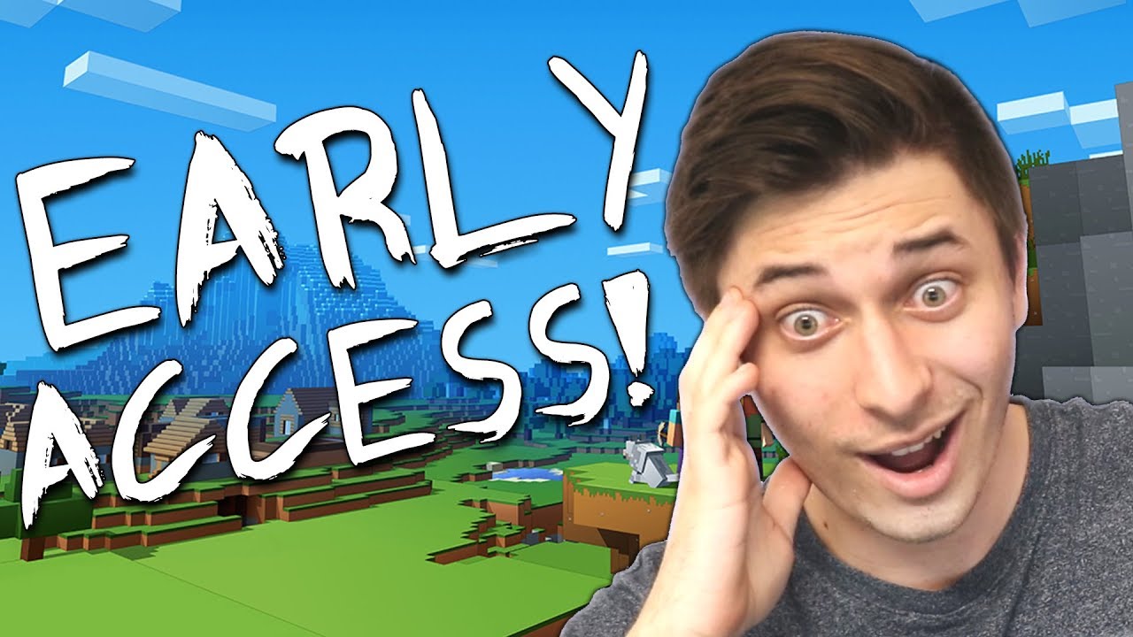 I got EARLY ACCESS to an exclusive Minecraft game! - YouTube