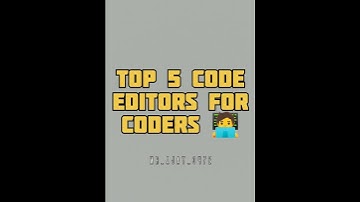 Top 5 code editors for coder 🧑‍💻 #ytshorts #coding #viral #video #shorts #shortvideo