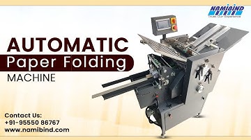 Automatic Paper Folding Machine | 4 Parallel Folds | 6 Parallel Folds Model | 18000/hr Output