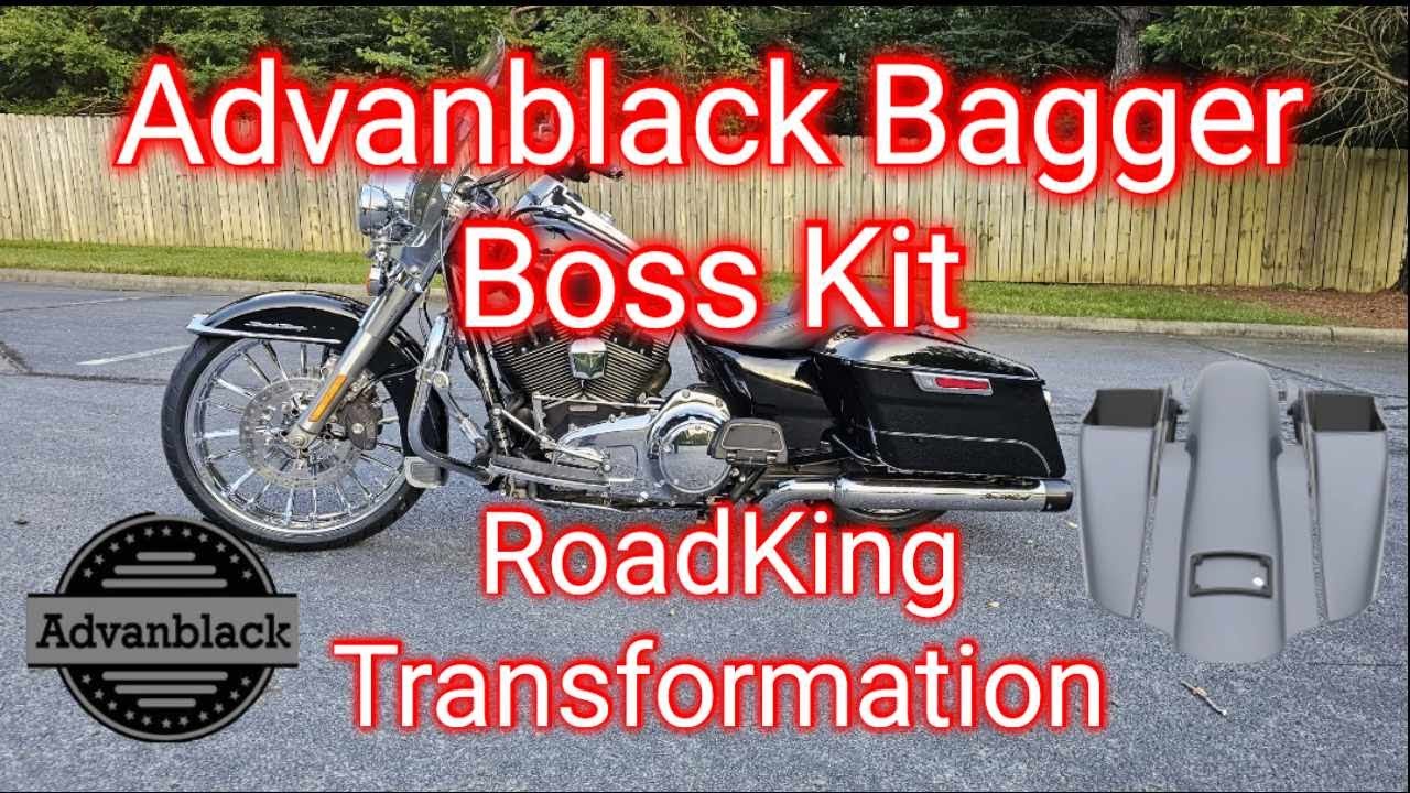 Advanblack Bagger Boss Kit Down & Out Kit Harley Davidson Transformation