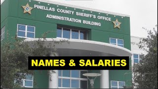 Names, Salaries & Positions of All PINELLAS COUNTY SHERIFFS OFFICE EMPLOYEES Florida