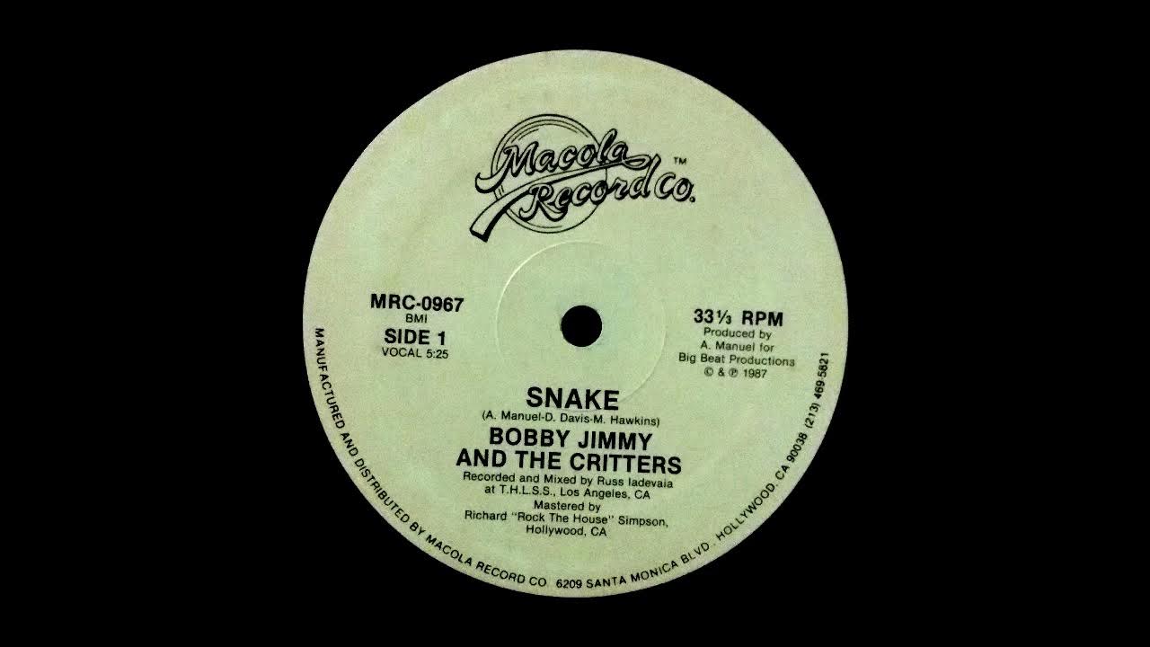 Bobby jimmy and the critters snake youtube