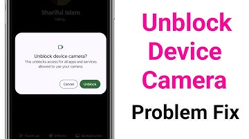 Unblock device camera problem || Fix Unblock device camera video call