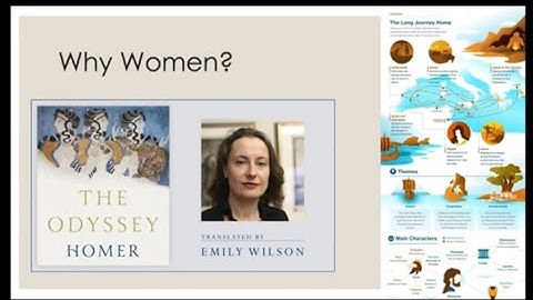 What roles are played by the female characters in the Odyssey describe two female characters