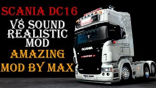 ETS2 1.48 SCANIA RJL V8 BEST SOUND MOD