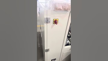 Automatic sealing and shrink wrapping packaging machine.#machine #factory #manufacturing #packing