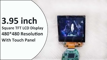 3.95inch Full IPS Square TFT LCD Display 480*480 With Capacitive Touch screen HDMI Driver Board