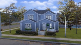 Classic Blue Suburban | The Sims 4: Speed-Build