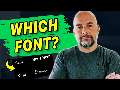 Video: Pot folosi sans-serif?