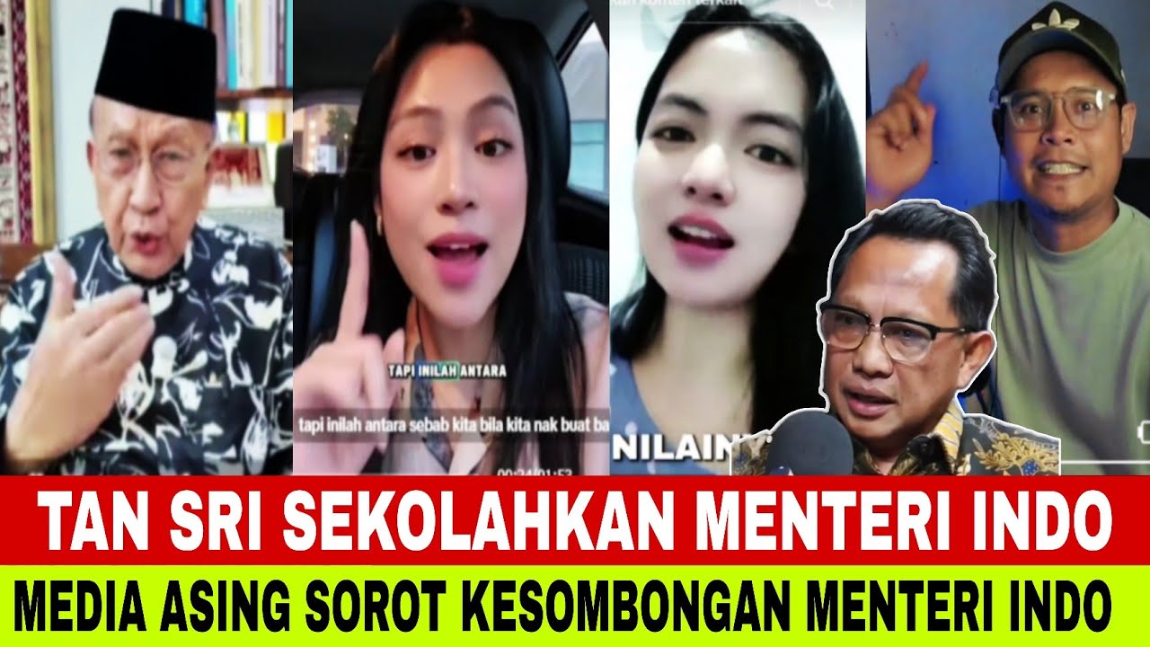 KOYAK TAN SRI MALAYSIA SEKOLAHKAN MENTERI INDO⁉️ MEDIA ASING SOROT KESOMBONGAN INDO