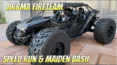 Arrma Fireteam Speedrun and Maiden Bash