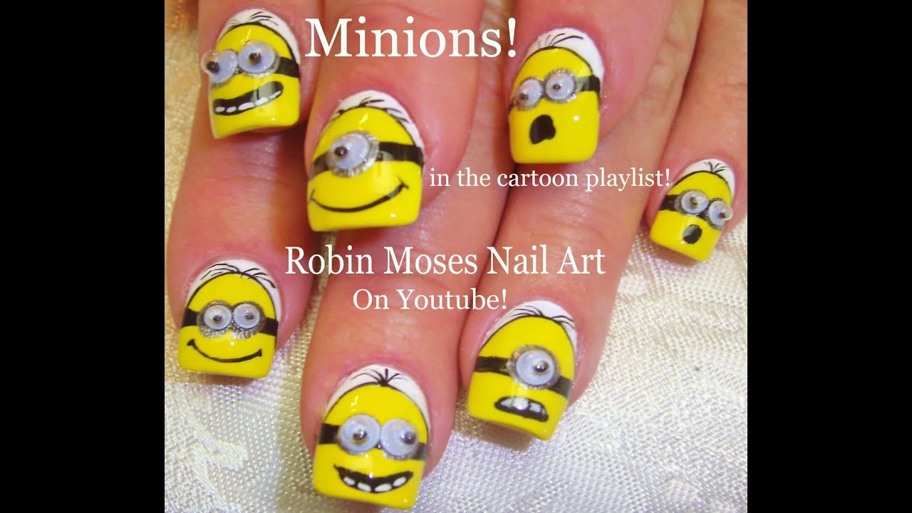 Easy DIY Minion Nail Art Design Tutorial With Google Eyes - YouTube Easy DIY Minion Nail Art Design Tutorial with Google eyes - Easy DIY Minion Nail Art Design Tutorial With Google Eyes - YouTube