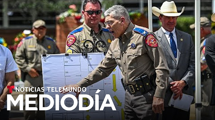 El "grave error" que reconoció la policía de Texas | Noticias Telemundo