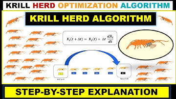 Learn Krill Herd Optimization Algorithm Step-by-Step with Simple Example [1/2] 🐟 ~xRay Pixy