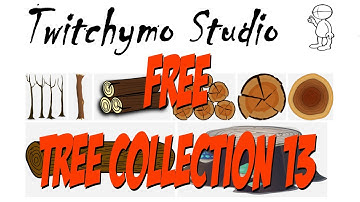 Free Tree Collection 13 Props for CTA4 from free Vector Graphic | Cartoon Animator 4