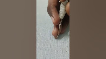 Simple Buttas Design1#aariwork #aaritutorials #viralsong #beginneraariwork #buttasdesign #beadstitch