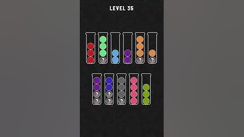 Ball Sort - Color Puzzle Game - Level 35 - Walkthrough SOLVED by RobotPlayer AI!!!