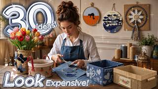 NOBODY BELIEVES It’s Trash! 😱♻️ 30 GENIUS Cardboard, Denim & Jute Crafts That Look EXPENSIVE! 💎✨