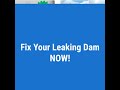 Fix Your Leaking Dam or Pond - Water$ave Dam Sealer