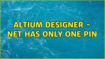 Altium Designer - Net has only one pin