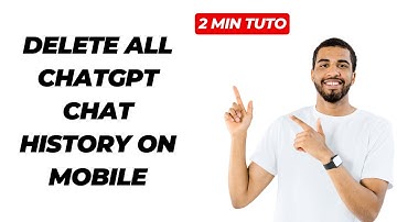 How to Delete All ChatGPT Chat History on Mobile 🔴 AI Tools Tutorial