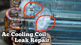 AC Cooling Coil Leak Repair || Ac Evaporator Coil repair || Jahir Technical