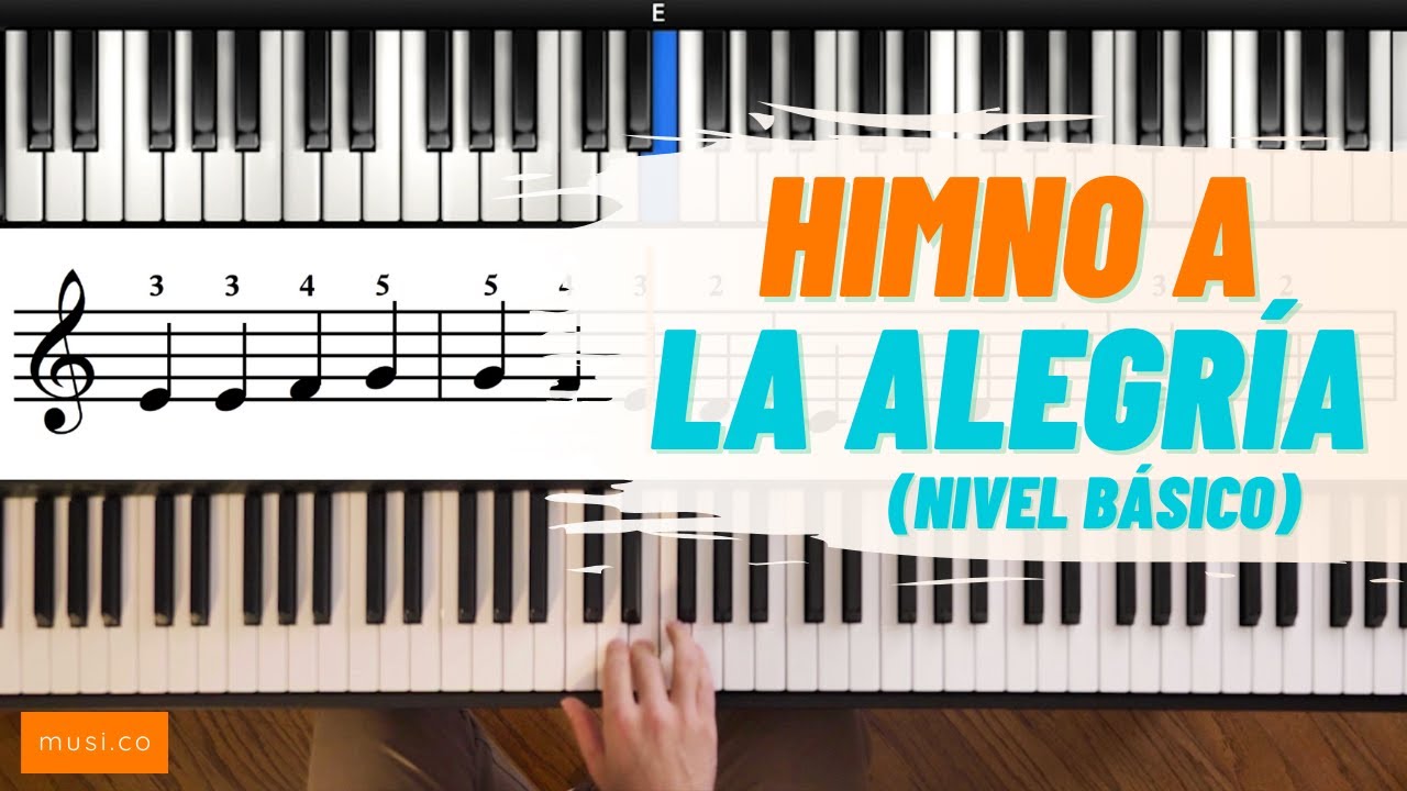Himno A La Alegría en Piano (Nivel Básico)
