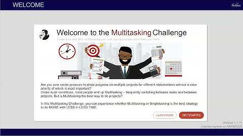 The Multitasking Challenge Simulation by Goldratt Research Labs
