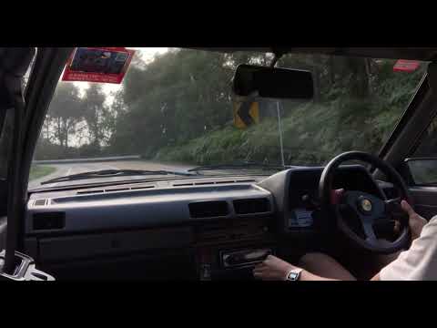 Nissan Sunny 130Y touge Ulu Yam - Genting Starbucks ( Chill Drive )